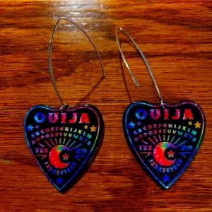 Ouija Planchette Earrings